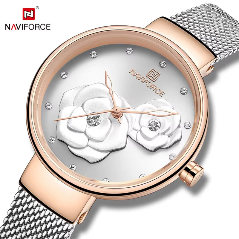 NAVIFORCE Elegance Rose Gold Women’s Watch