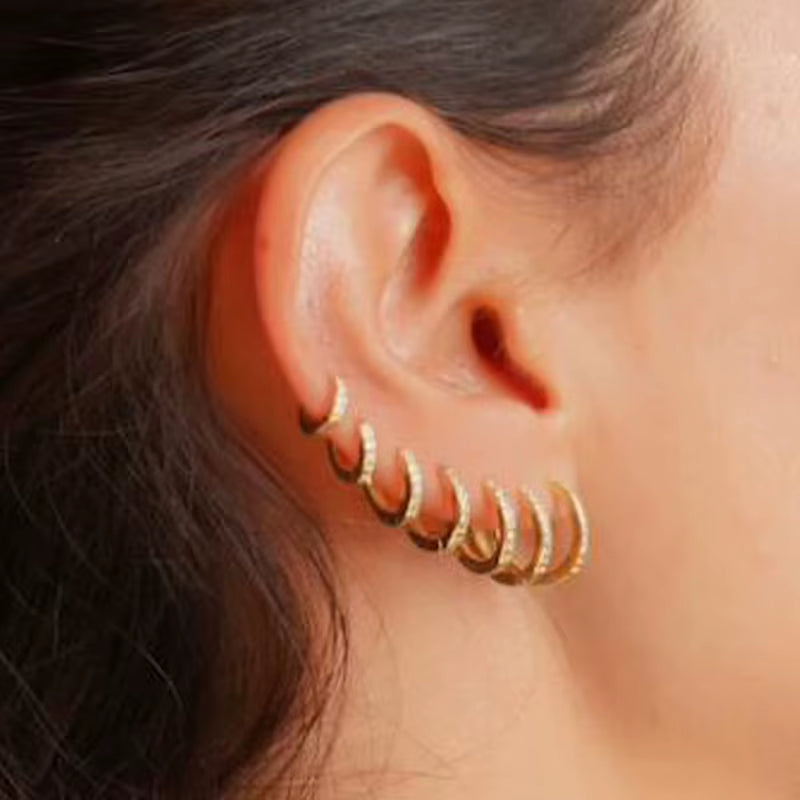 LuxeGlow Unisex Hoop Earrings