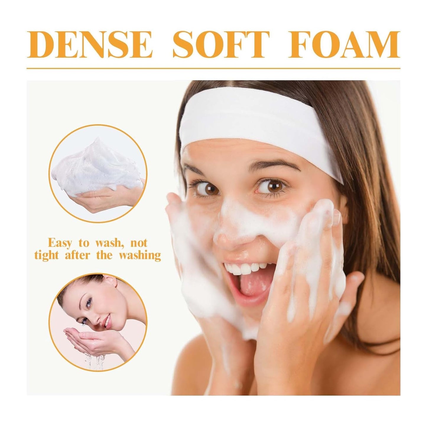 2 Pc Turmeric Glow Wash Face Wash with Brush, Deep Cleansing Facial Skin Turmeric Foaming Face Wash.