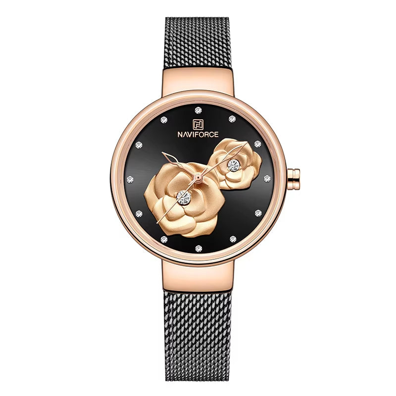 NAVIFORCE Elegance Rose Gold Women’s Watch