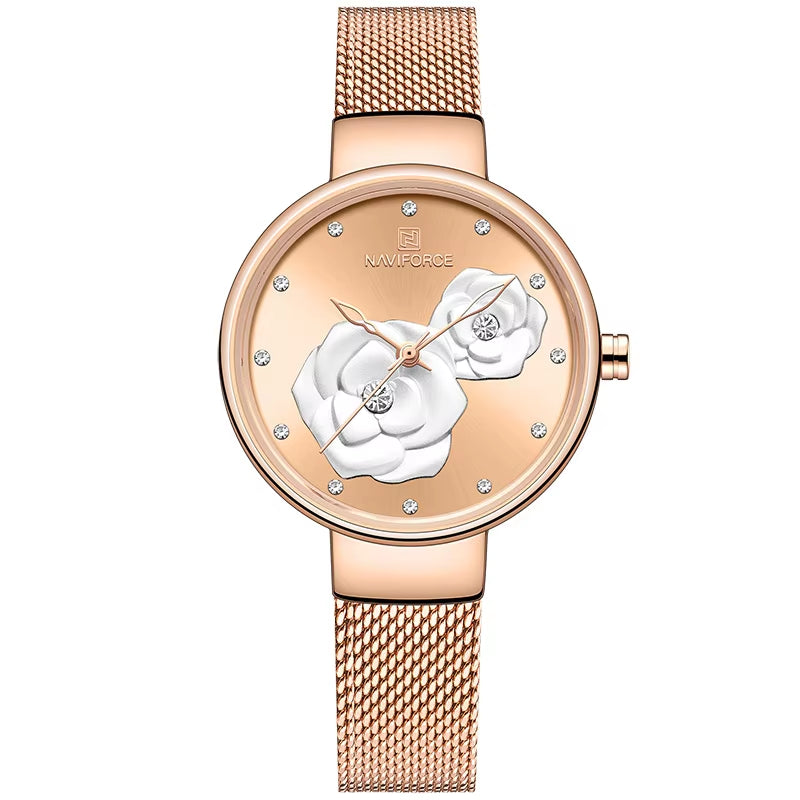 NAVIFORCE Elegance Rose Gold Women’s Watch