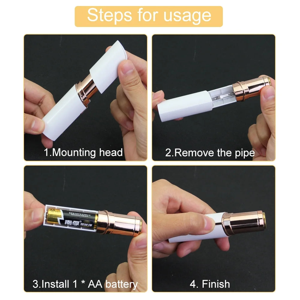 BUZIFU Electric Facial Hair Remover