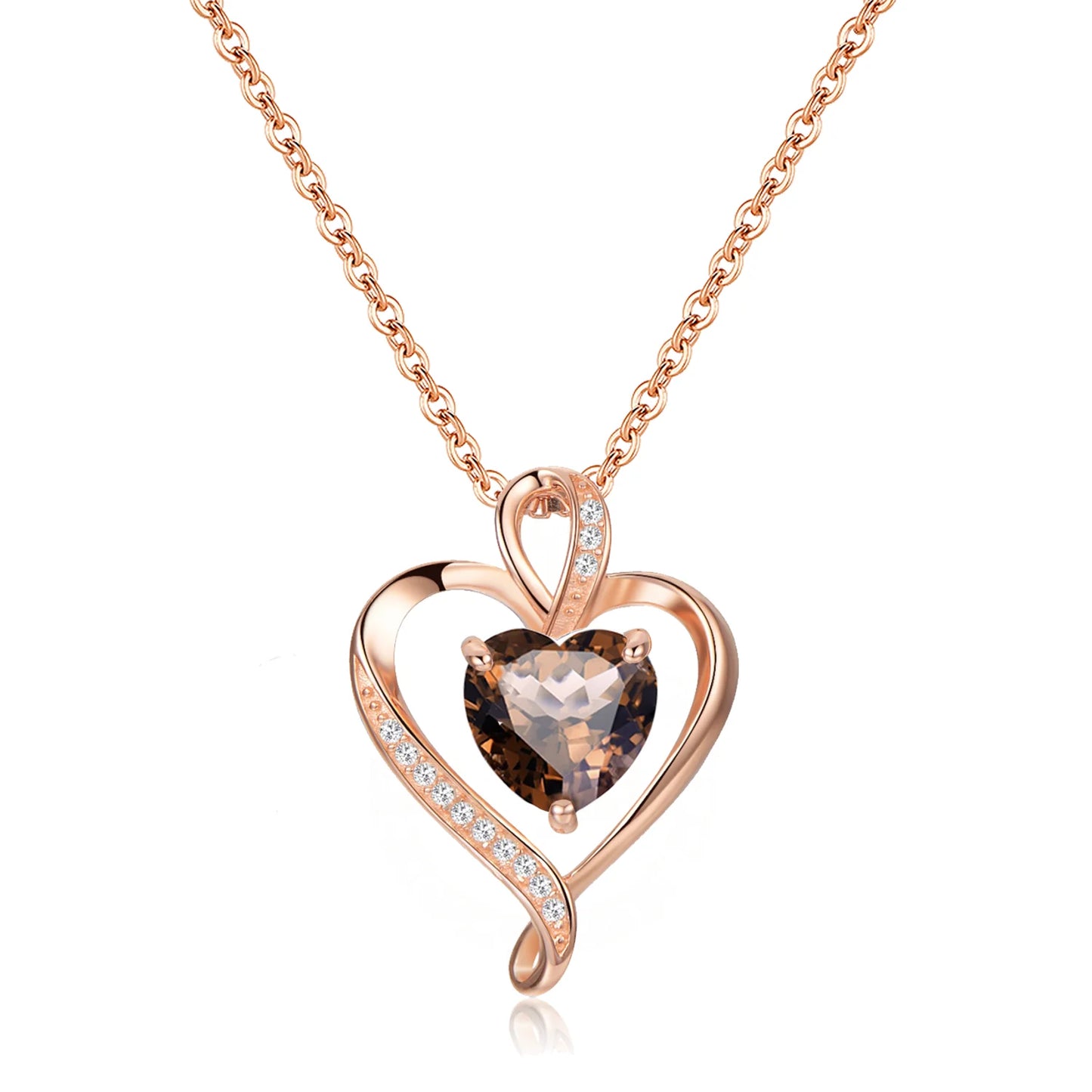 Timeless Heart-Shaped Sterling Silver Necklace