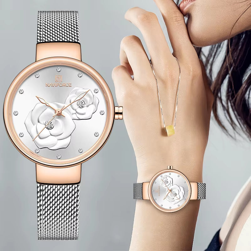NAVIFORCE Elegance Rose Gold Women’s Watch