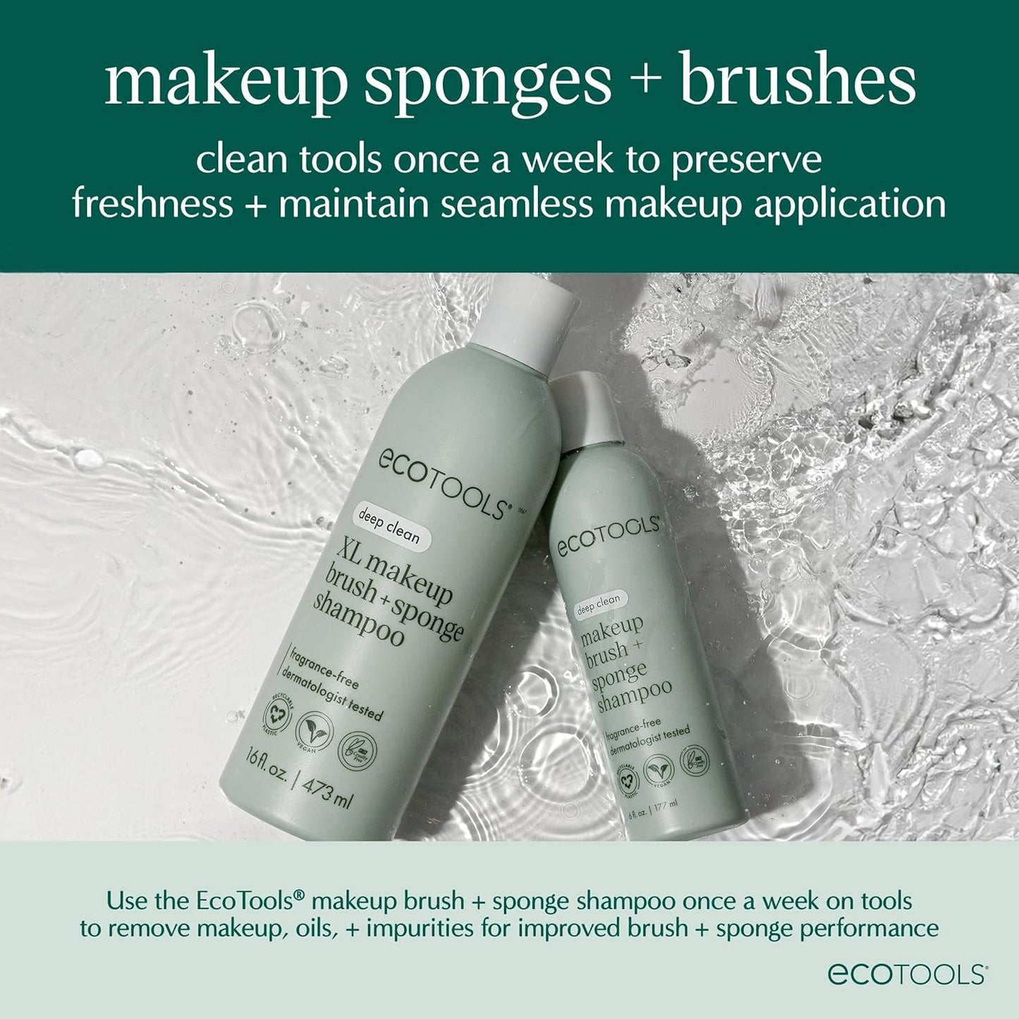 EcoTools Makeup Brush + Sponge Shampoo