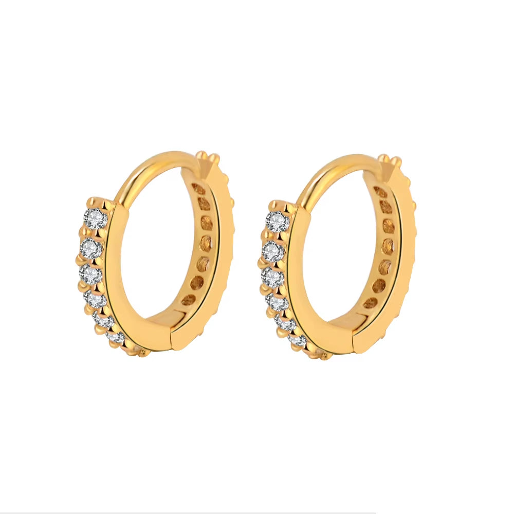 LuxeGlow Unisex Hoop Earrings
