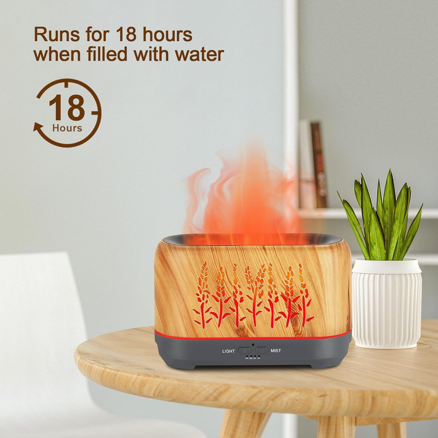 AromaFlame™ Essential Oil Diffuser & Humidifier
