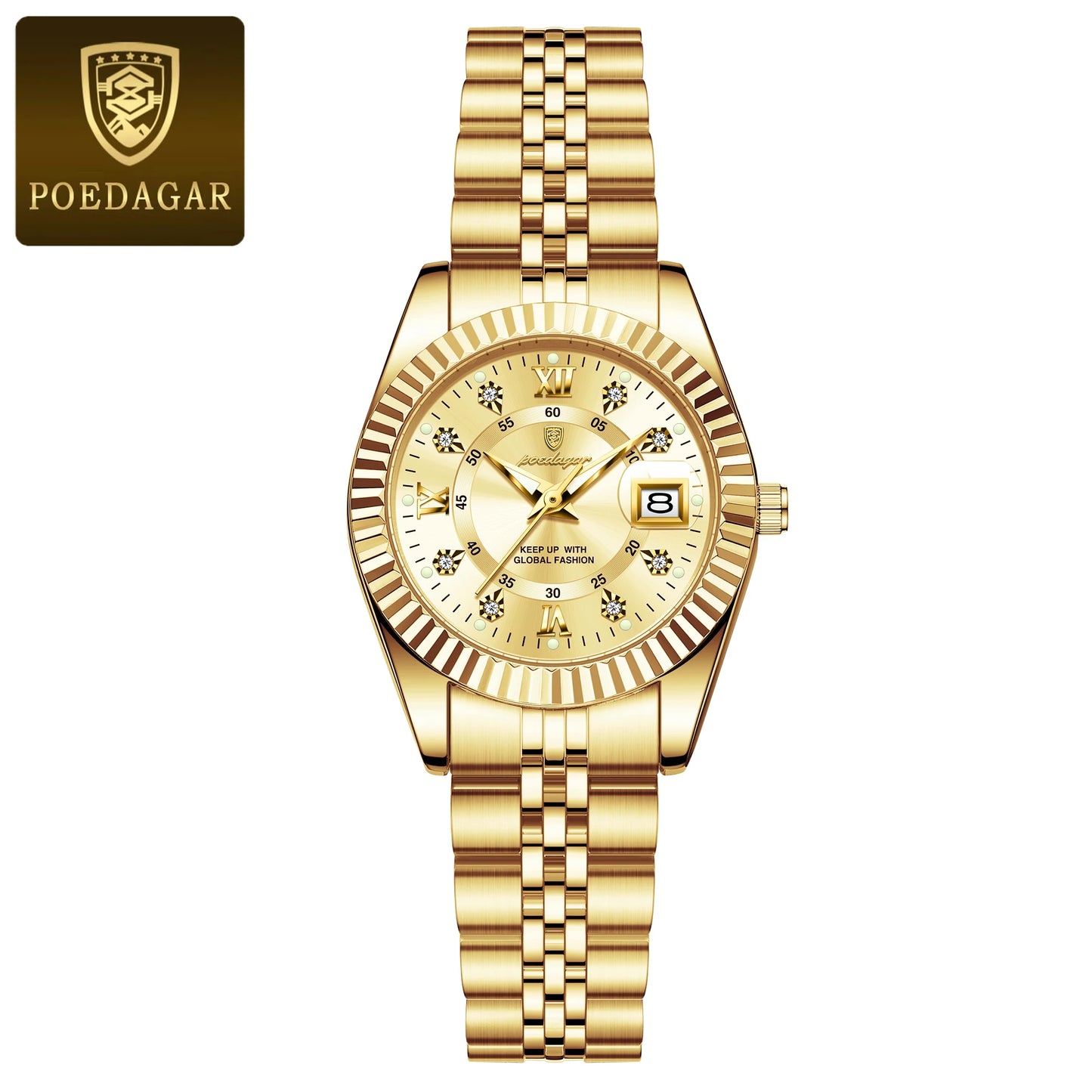 Elegant Timeless Women’s Watch — Waterproof, Luminous & Stylish