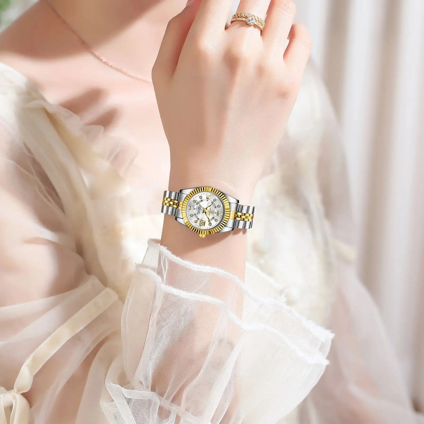 Elegant Timeless Women’s Watch — Waterproof, Luminous & Stylish