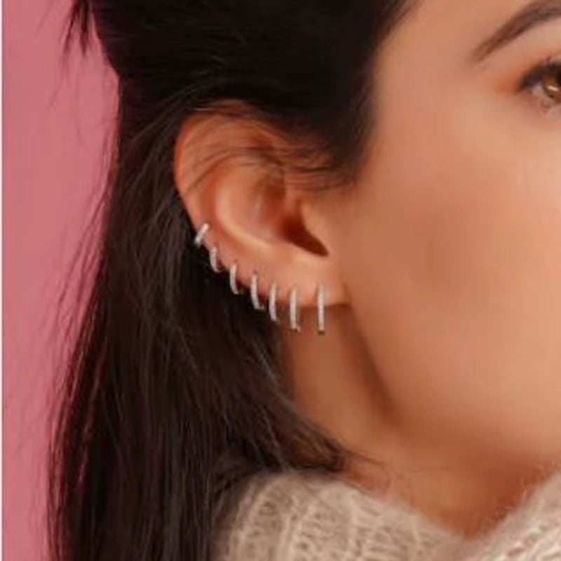 LuxeGlow Unisex Hoop Earrings