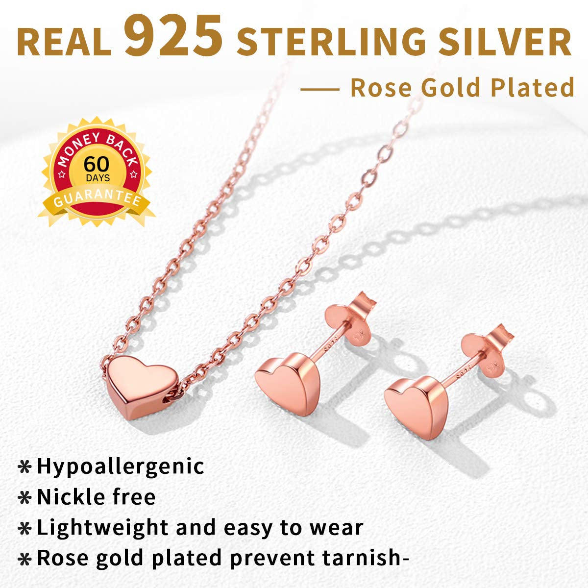 Everly™ Dainty Heart Jewelry Set