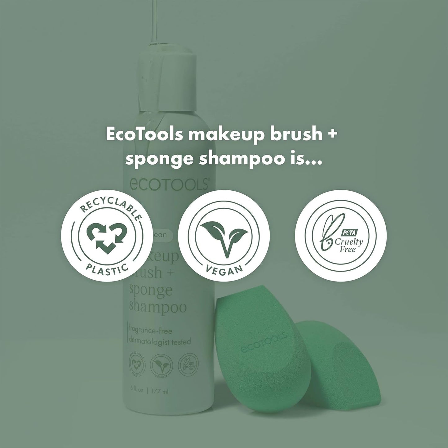 EcoTools Makeup Brush + Sponge Shampoo