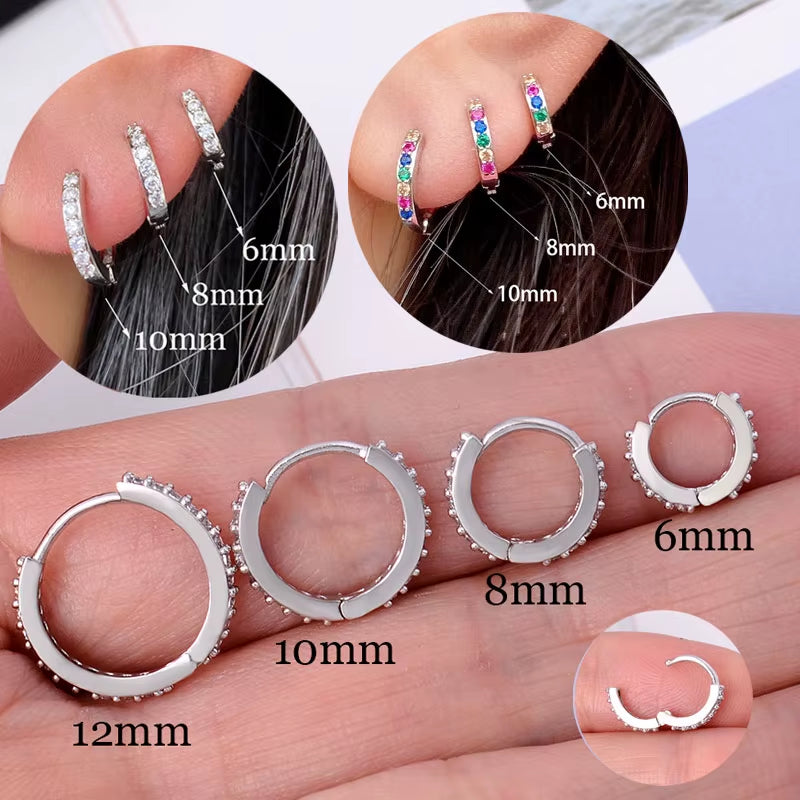 LuxeGlow Unisex Hoop Earrings