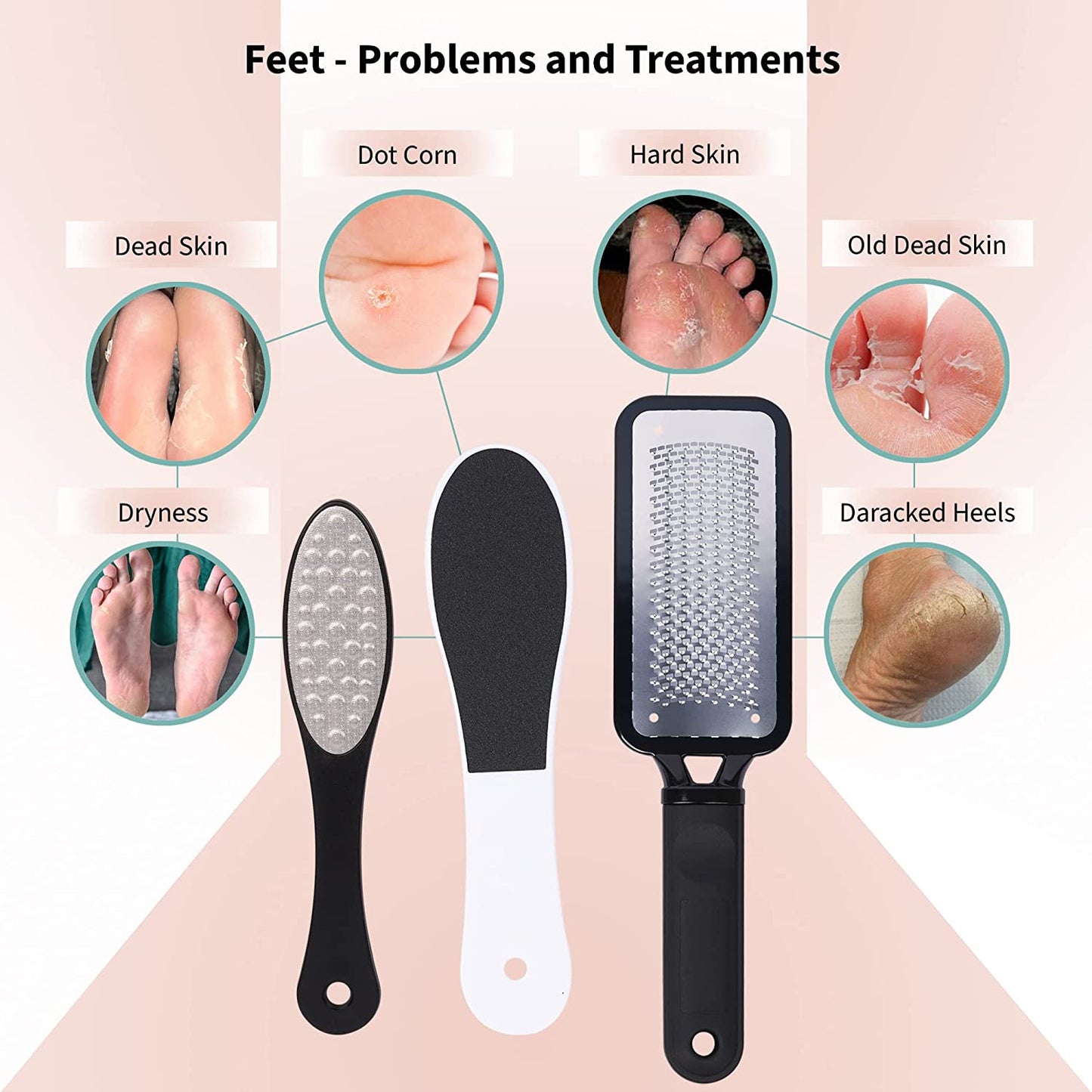 Riorre Ultimate Foot File Set