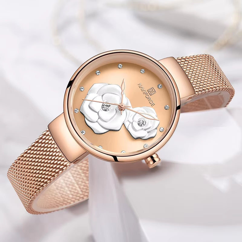 NAVIFORCE Elegance Rose Gold Women’s Watch