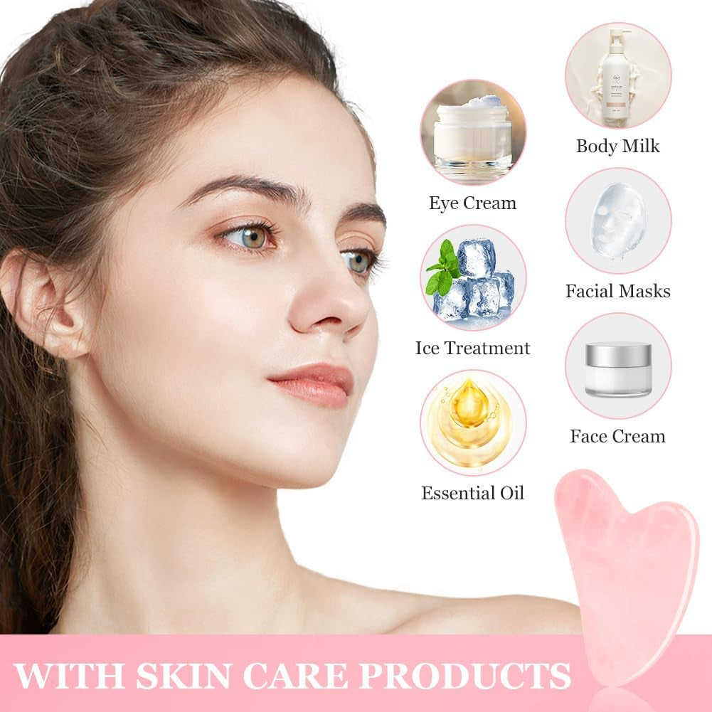 URAQT Stainless Steel Gua Sha Facial Tool