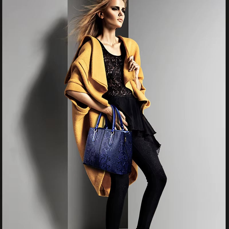 LIBARRECY Luxury Leather Tote Bag