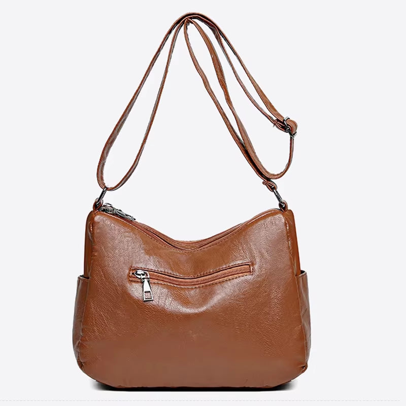 Stylish PU Woven Crossbody Bag