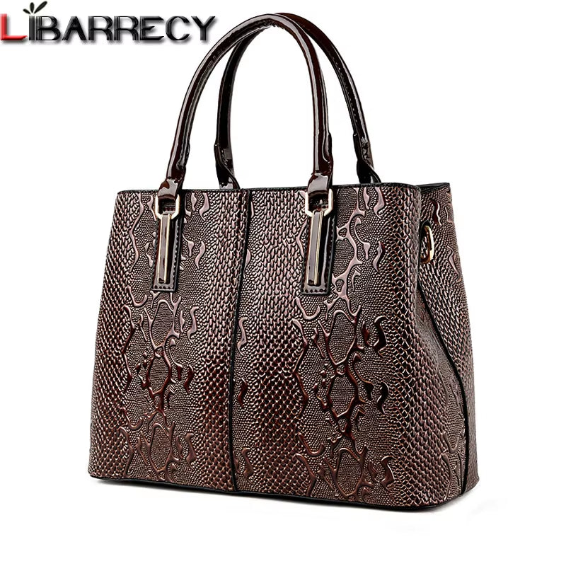 LIBARRECY Luxury Leather Tote Bag