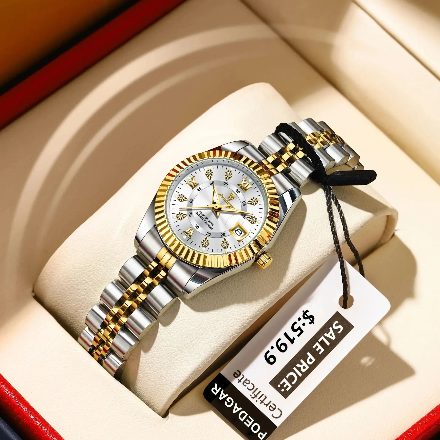 Elegant Timeless Women’s Watch — Waterproof, Luminous & Stylish