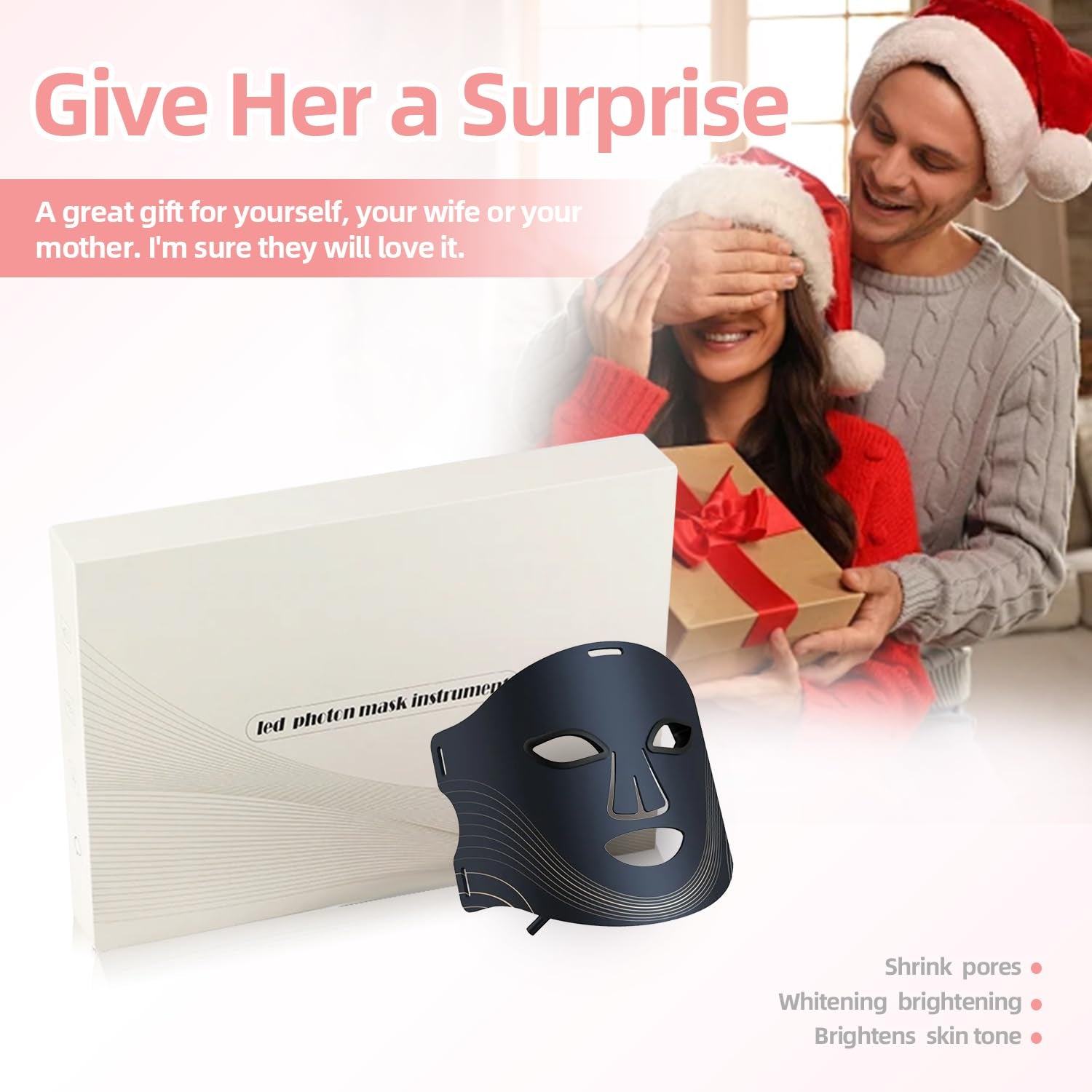 Blue Red Light Therpy Mask for Face