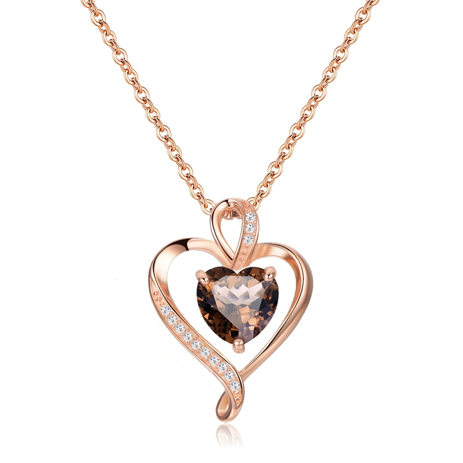 Timeless Heart-Shaped Sterling Silver Necklace