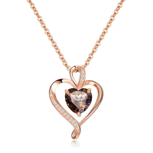 Timeless Heart-Shaped Sterling Silver Necklace