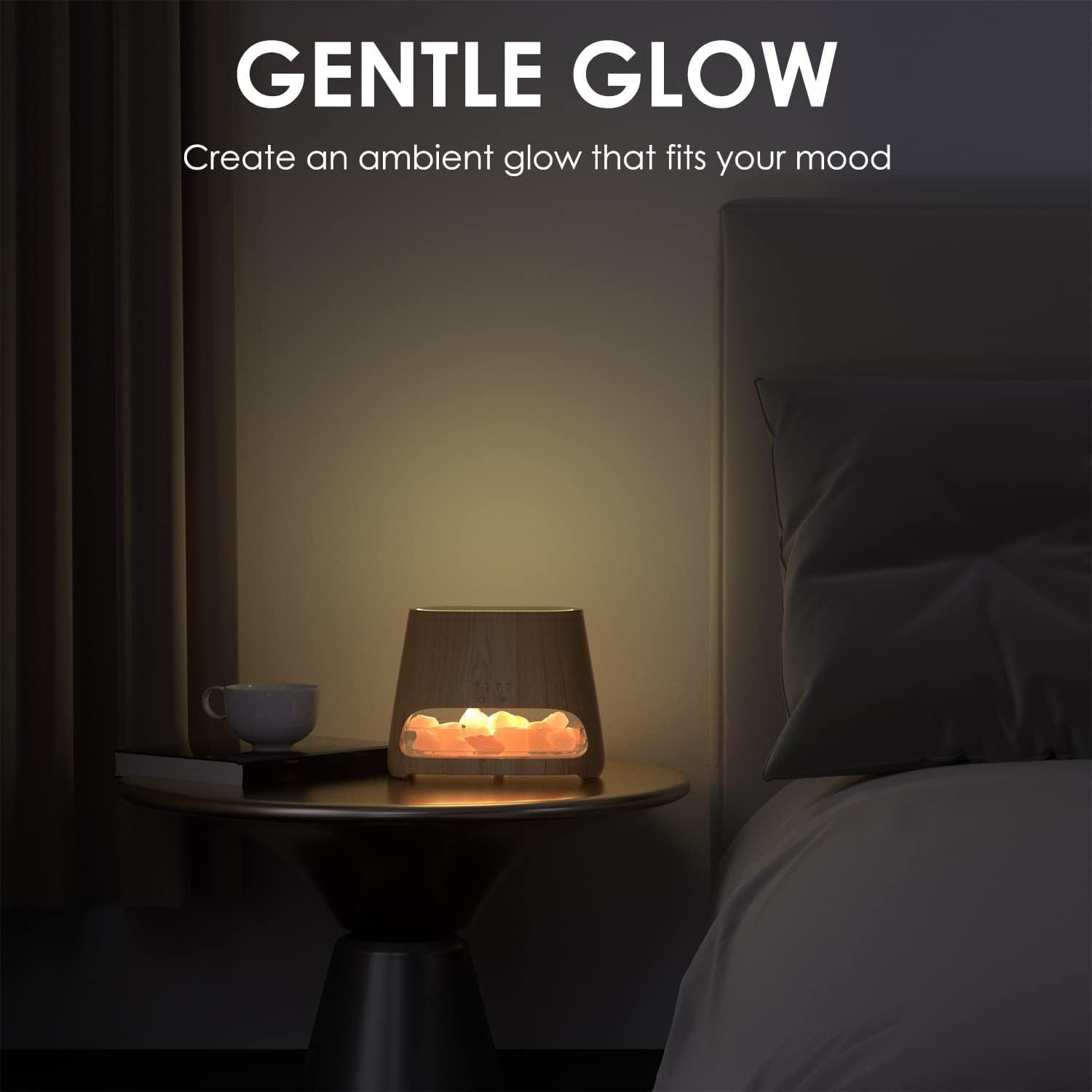 LumiGlow™ Himalayan Salt Lamp & Aromatherapy Diffuser