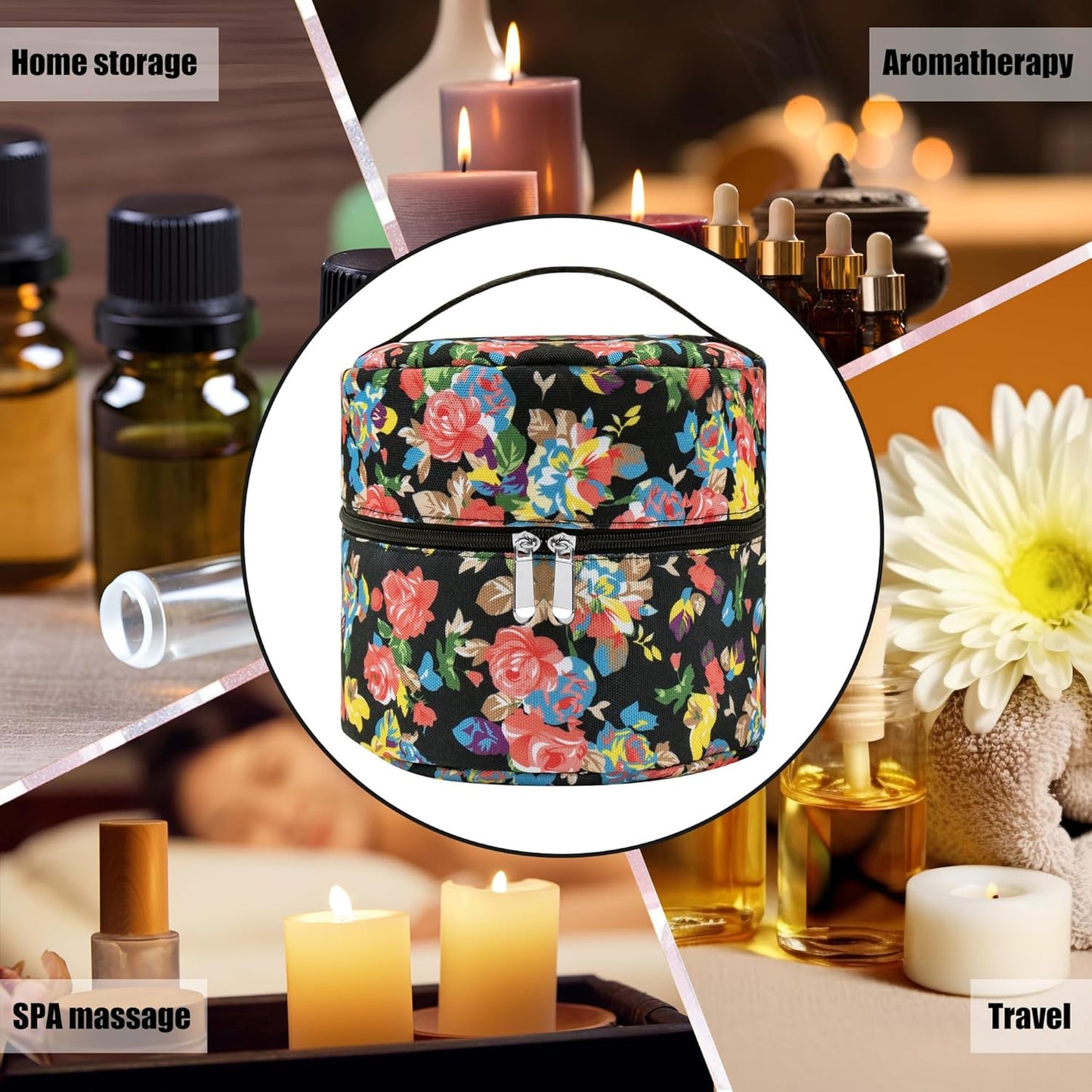AromaGuard™ Essential Oils & Diffuser Travel Case