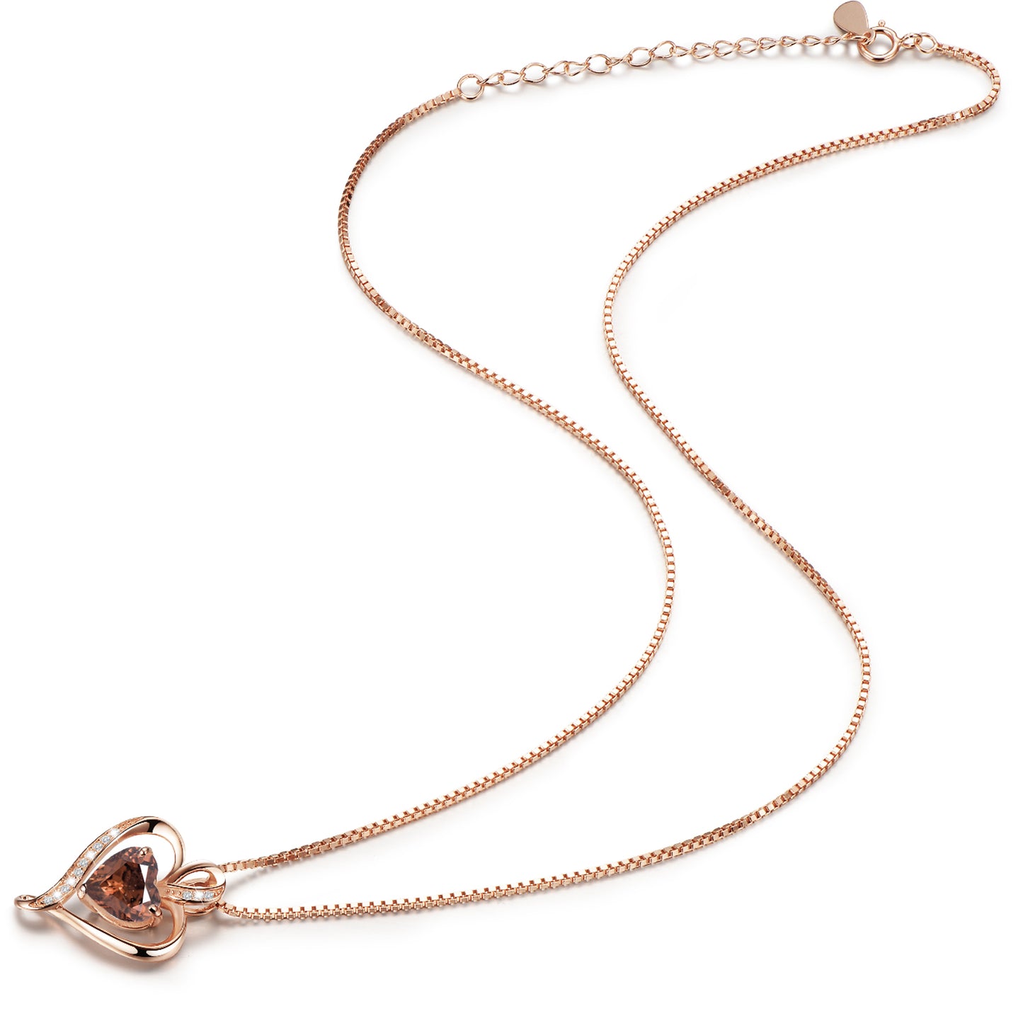 Timeless Heart-Shaped Sterling Silver Necklace