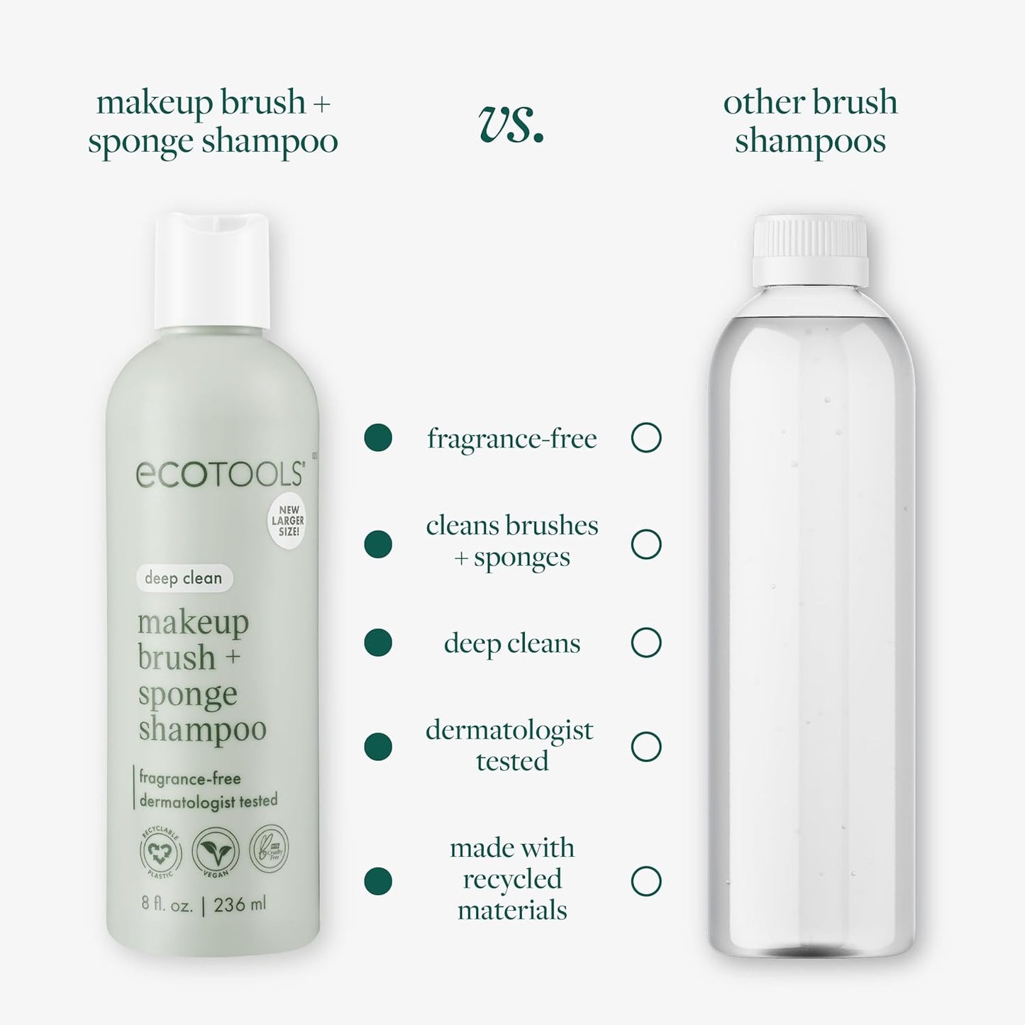 EcoTools Makeup Brush + Sponge Shampoo