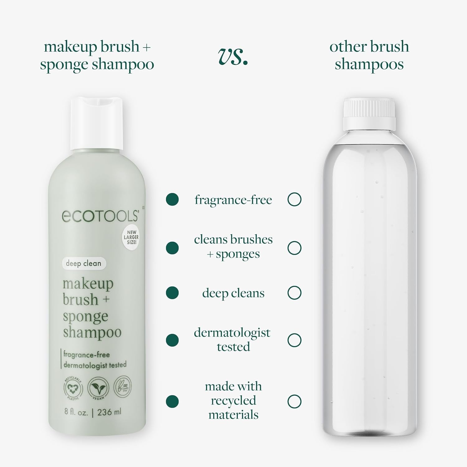 EcoTools Makeup Brush + Sponge Shampoo