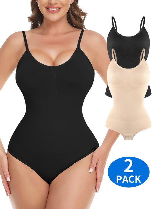 KIWI RATA Women’s Seamless Shapewear Bodysuit