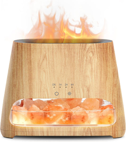 LumiGlow™ Himalayan Salt Lamp & Aromatherapy Diffuser