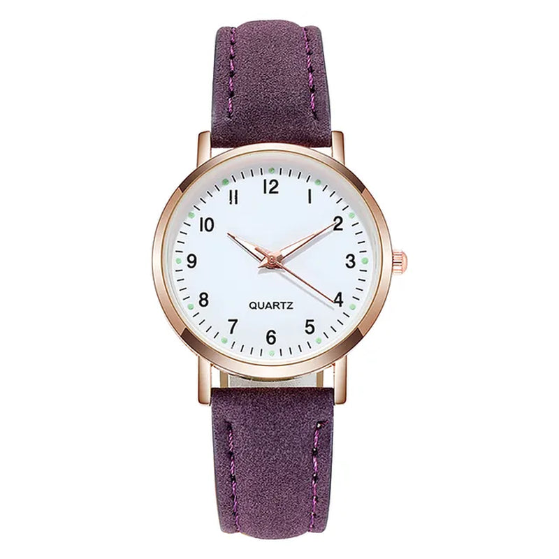 Luxury Design Quartz Watch Women Watches Luminous Hand Wind Leather Winner Watch Luminous Digital Wristwatches Relogio Feminino